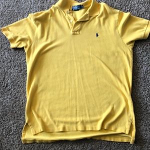 Yellow mens large polo
